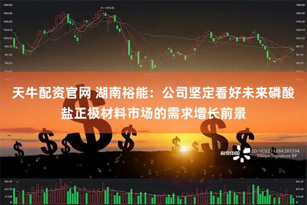 天牛配资官网 湖南裕能：公司坚定看好未来磷酸盐正极材料市场的需求增长前景