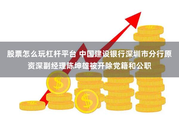 股票怎么玩杠杆平台 中国建设银行深圳市分行原资深副经理陈坤雄被开除党籍和公职