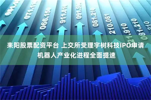 耒阳股票配资平台 上交所受理宇树科技IPO申请 机器人产业化进程全面提速